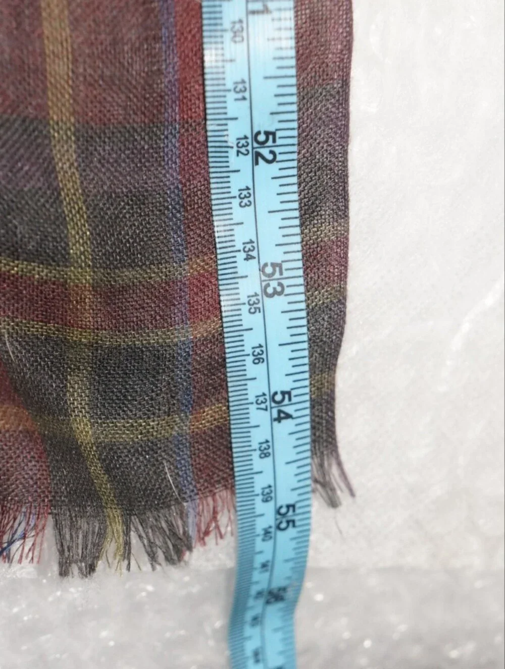 MISSONI Scarf Brown Red Check Wool Cashmere And Silk Blend ONE SIZE